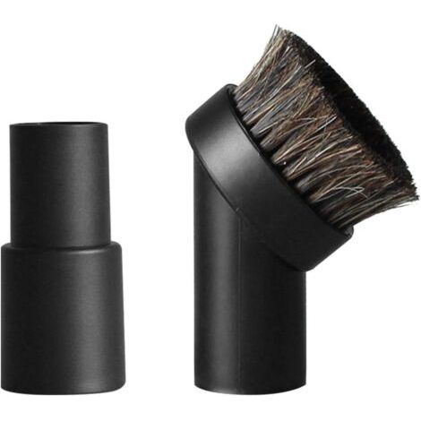Cisea Horsehair Vacuum Brush with Hose Adapter, Cleaning Kit Compatible with Most Vacuums, Accepts 1.25" Attachments.