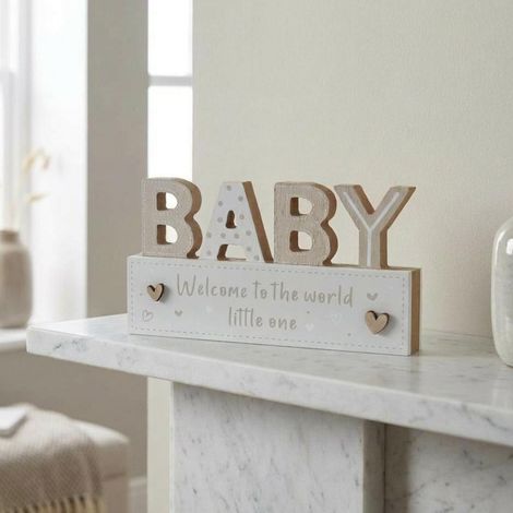 Standing Baby Plaque Decoration