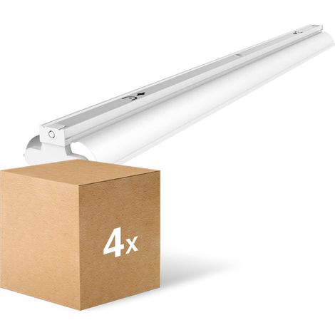 Lot 4x Noxion Réglette Click Réflecteur V2 LED T8  Convient pour