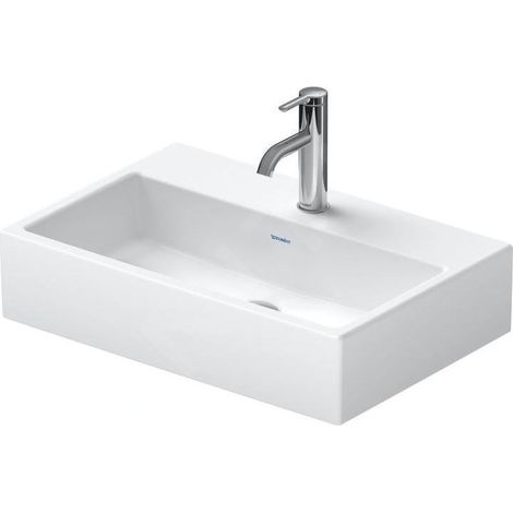 Lavabo compact VERO AIR ou ÜL avec trou pour robinet HLB 600x400mm blanc WG (1/3)