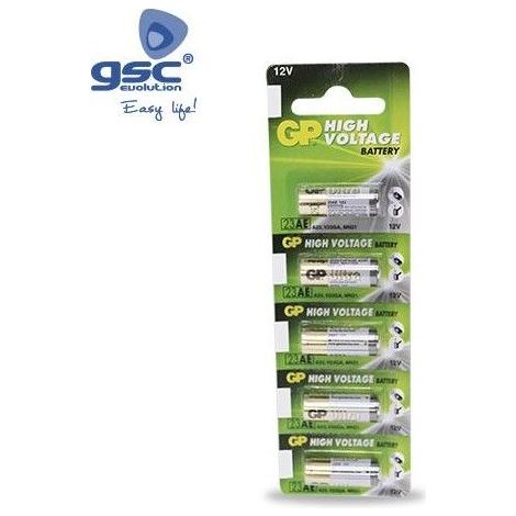Blister 5 Pilas Alkalinas GP 23A 12V GSC 009000406