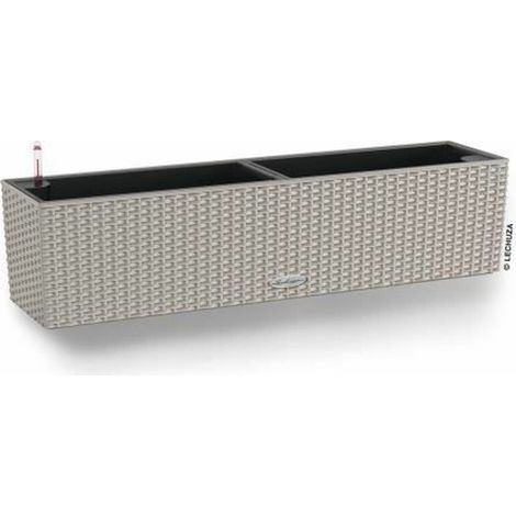 Jardiniere - Balconera cottage 80 - Kit complet - Brun sable - 12 L - LECHUZA