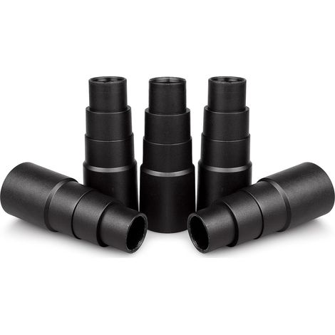 5 Pièces Adaptateur Aspirateur, Adaptateurs Tuyau Aspirateur Fabriqué en PVC, Convient aux Raccords de Tuyau D'aspirateur Universels de 21 à 41 mm (1/5)