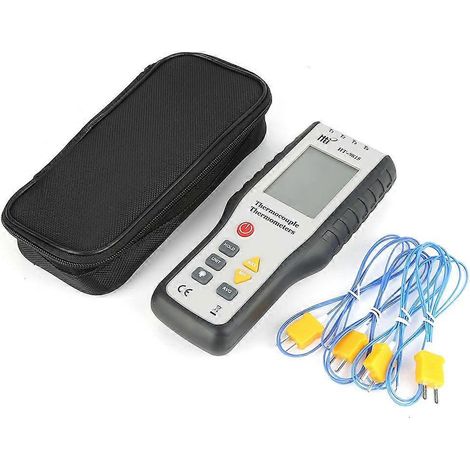 Thermomètre numérique à 4 canaux HT-9815, capteur à thermocouple de type K (1/4)