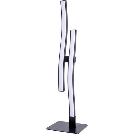 Tischleuchte Beistelllampe Schreibtischlampe LED Metall Schwarz Designlampe