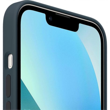 Apple Silikonhülle mit MagSafe (für iPhone 13 mini) – Abyss Blue (1/5)