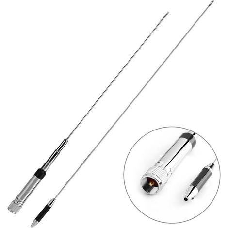 Antenne d'autoradio ¨¤ Gain ¨lev¨, antenne Mobile/Station Radio bibande NL-770R UHF/VHF 144/430MHz 200W (1/5)