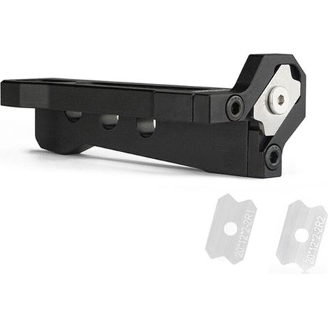 Tondeuse à Arc manuelle, bandes de bords pour le travail du bois, chanfrein de joint de planche de meubles, grattoir à filet de bavure de bois, outils pratiques en alliage d'aluminium
