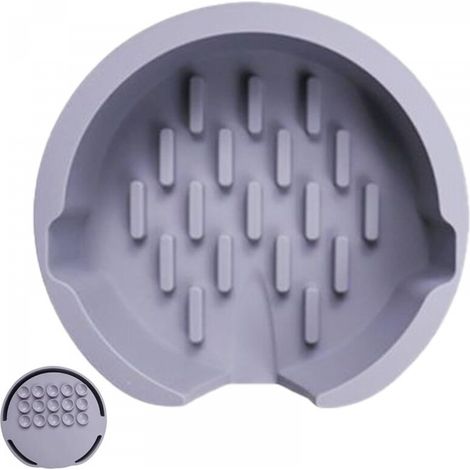 Porte Eponge Evier Cuisine, Support Eponge Evier Cuisine, Porte Eponge Cuisine, Livré avec Une Ventouse pour Une Variété D'Éponges, Ainsi qu'une Brosse à Vaisselle (1/5)