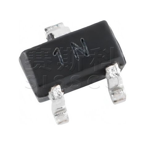 MMBT3904T from Changdian/Changjing, screen-printed 1N, SOT-523 package, surface mount transistor, electronic component chip, electronic component, 5 pieces shipped.