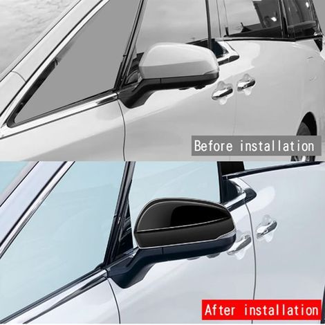 1 pair of rearview mirror covers for 23+ Toyota Alphard 40 series (1/4)