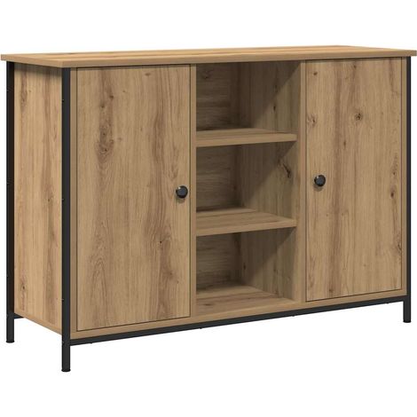 Maison Exclusive - Servírovací skříň Artisanový dub 100 x 35 x 70 cm (1/5)