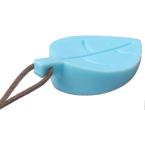 Butée de porte en silicone, butée de porte avec protection des doigts, butée de porte de sécurité enfant, butée de porte avec cordon, 1 pièce, bleu (1/3)