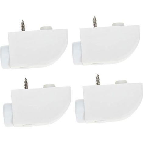 4 Pièces Verrou pour Fenêtres Coulissantes de Butées pour Garçon Fille Limiteur de Fenêtre Chute Installation sans Perçage Protection les Dangereuses (1/5)