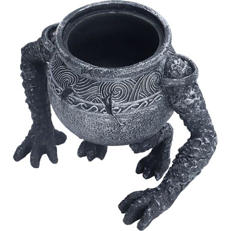 Dekorative Figur eines vergifteten Topfes mit Lichtern, mit origineller und ästhetischer Form, ideal zur Dekoration eines Schlafzimmers. (1/5)