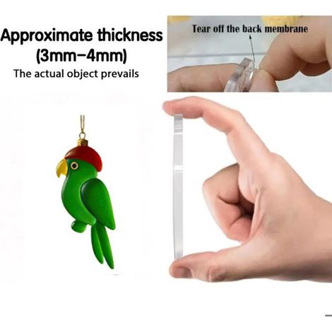 Calendrier de l'Avent Oiseaux en Verre de Mer 2025 -24 Décorations en Acrylique pour Sapin -Suspensions Nature- Idée Cadeau de Noël (1/5)