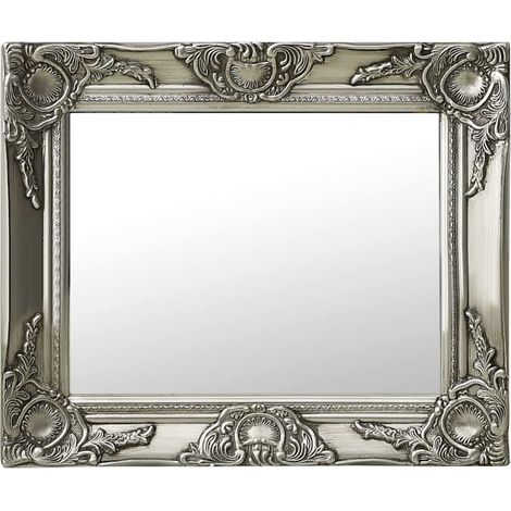 Miroir mural Style Moderne - 50x40 cm Argenté BV738089 - BonneVie (1/5)