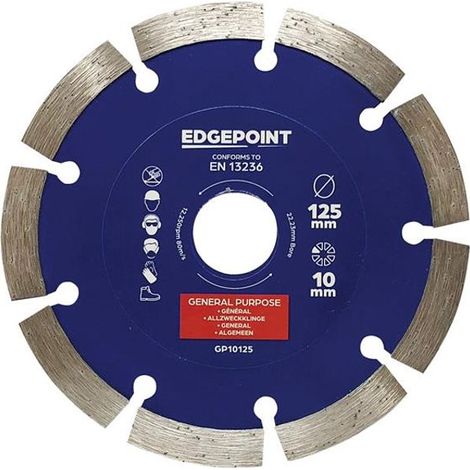 EdgePoint GP10125 125mm General-Purpose Diamond Blade for Cutting Various Materials
