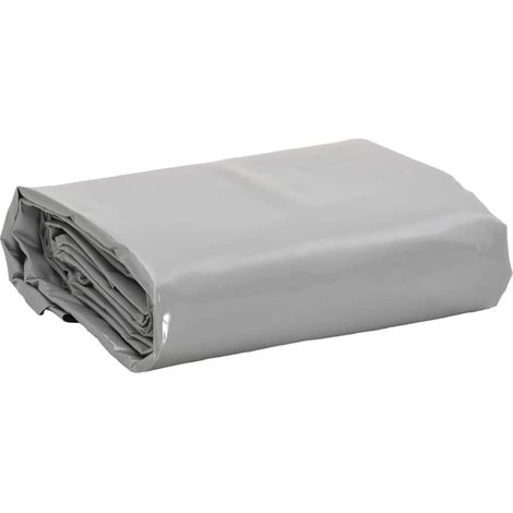 Bâche grise 4x4 m 650 g/m² (1/5)