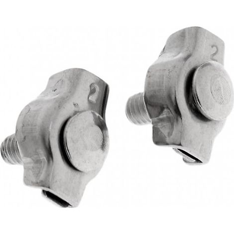 1 Paar Simplex-Kabel, 1 M2 Edelstahl-Befestigungsdrahtklemme (1/4)