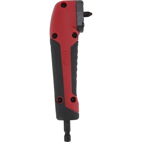 Adaptateur de Perceuse à Angle Droit 90°, Poignée Ergonomique ABS, Embout Acier Alliage Interchangeable (1/5)