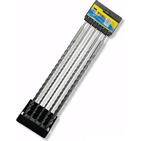 PUNTE PER TRAPANO DEMOLITORE MARTELLO 5 PZ 600 MM ATTACCO SDS PLUS 60 CM X MURO (1/5)