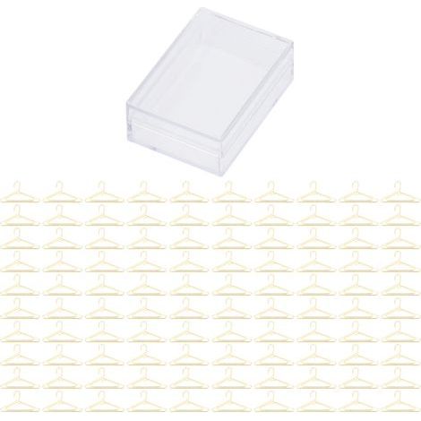 100 pièces Attaches en Métal Doré Antidérapantes pour Classement de Dossiers, Processus d'Électrozingage Anti-Rouille (1/5)