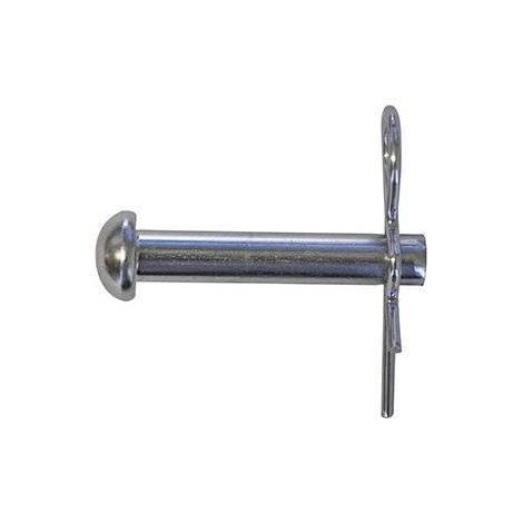 Eje de enganche ø12,7mm x 55mm para accesorios de cortacésped. Se monta en la mayoría de la gama Turfmaster, excepto en los cepillos de rama.
