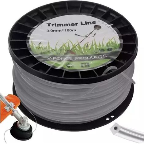Altri attrezzi da giardino motorizzati bigstren reinforced square filo 3mm 100m (1/3)