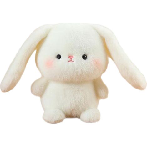 Lapin En Peluche - Jouet En Peluche Doux Et Moelleux - Hauteur 16 Cm - Pour Câlins Et Décoration Intérieure - 1 Pièce (1/5)
