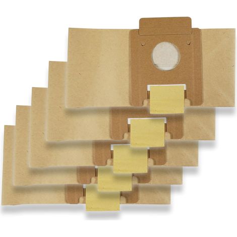 Sacchetti di carta per aspirapolvere compatibili con Moulinex Powerpack, BQ1, BQ2, BQ3, Effimax, DJ1, DJ5, ADJ - Prairiea - Effimax - Confezione da 5 sacchetti - Alternativa al codice ricambio origina (1/5)