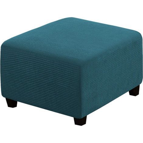 Housse de pouf extensible Housse de protection pour pouf Protecteur de pouf Housse de rangement pour pouf Protecteur de meubles Housse de protection Soft Rectangle avec ceinture élastique (1/5)