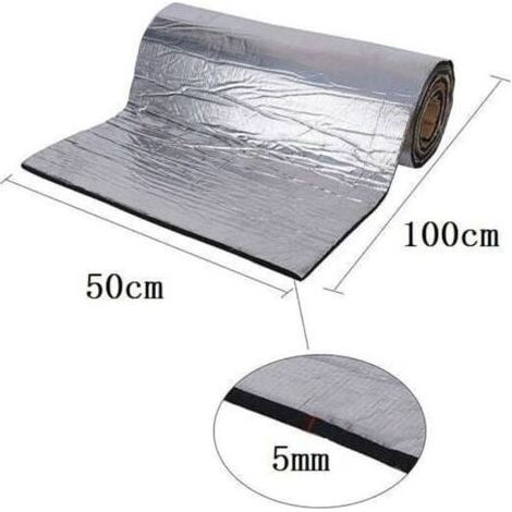 Ecleanfy Tapis d’Isolation Acoustique pour Voitures, 10MM Mousse insonorisante insonorisation phonique, étanche Isolation Acoustique de Bruit et insonorisation 50x200cm--INHHUB (1/4)