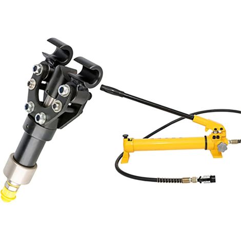 Machine à cintrer les barres d'armature hydraulique Rebar hydraulique Bender 90 degrés Split CP-700 Pompe manuelle WT-18 Portable manuel portable 14mm à 18mm Cintreuse de barres d'armature électrique (1/2)