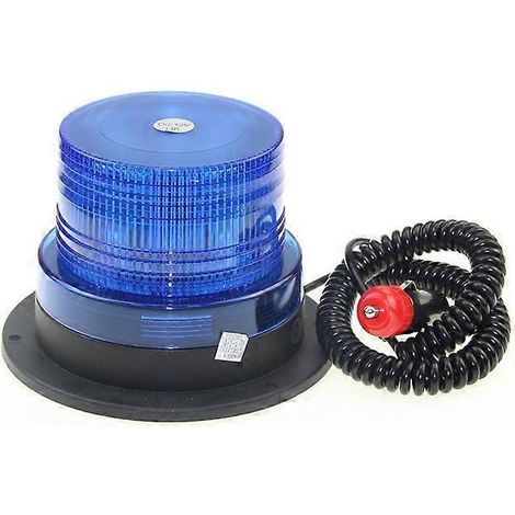 Warnblinkleuchte mit 13200 lm LED-Perle, energiesparend, Sicherheitsblitzleuchte für Fabriken, blau