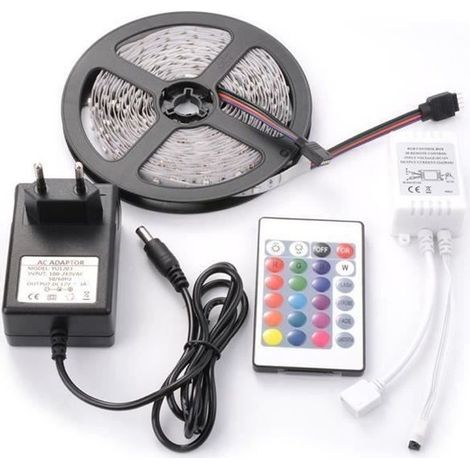 LED Strip Light Kit, 5M Flexible LED String Lights, Non-Waterproof, SMD 3528, 300 RGB LEDs, SU722 (1/4)
