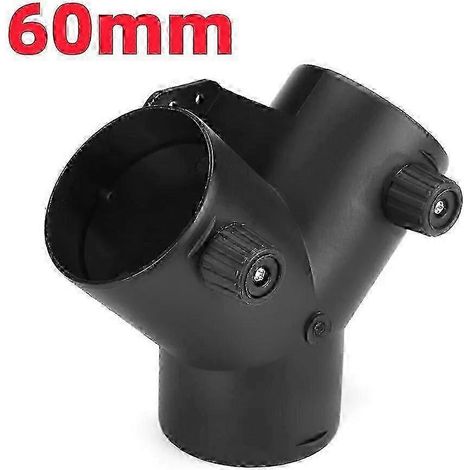 Raccord de conduit d'aération en Y de 60 mm ou 75 mm avec clapet de régulation double pour chauffage de stationnement diesel Webasto