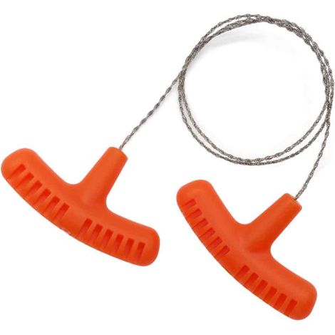 1 Scie à fil, Acier inoxydable, Ouverture manuelle, Compact, Camping, Survie (1/5)