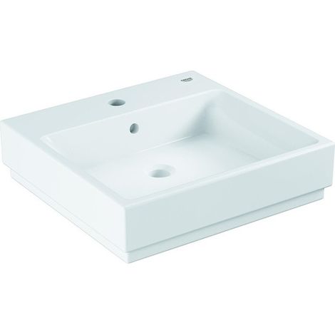 Lavabo sospeso in ceramica cubo 50