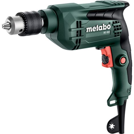 Metabo – Perceuse BE 650 650W – Vitesse 1500/min – Ø perçage bois 30mm – Mandrin 1.5-13mm – Poignée Softgrip – Pour métal et bois dur (1/4)