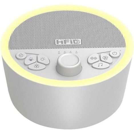Machine à bruit blanc, Appareil de Sommeil à Bruit Blanc Portable, White Noise Machine avec 29 Sons, Fonction de Mémoire (1/4)