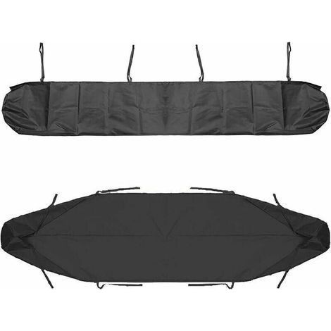 pair Housse de protection pour store banne, store banne de terrasse 4 m, housse de protection anti-poussière, housse de rangement pour store banne grise, protection imperméable en hiver (1/4)