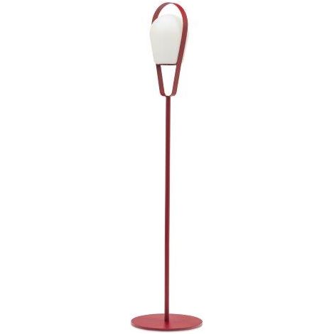 PROLOISIRS Lampe sur pied haut Bob - 24 x 24 x 148 cm - rouge