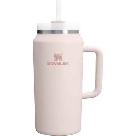 STANLEY 1913 Quencher H2.0 Flowstate Borraccia Con Cannuccia 1.9L - Freddo Per 15 Ore - Con Ghiaccio Per 60 Ore - Senza BPA - Tazza Termica Con Manico - Rose Quartz (1/5)