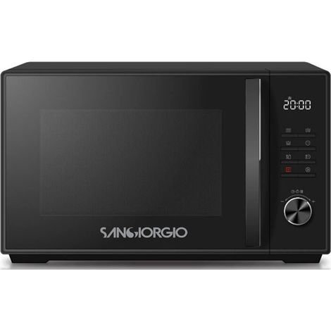 SANGIORGIO Forno A Microonde Con Piatto XL 25 Litri Nero