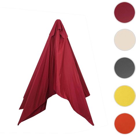 Housse de rechange pour parasol en bois Florida 2x3m - housse de parasol de jardin - anthracite