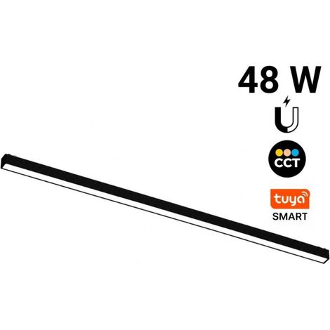 Luminaria Lineal Para Carril Magnético - 48W - 120º - 26mm -