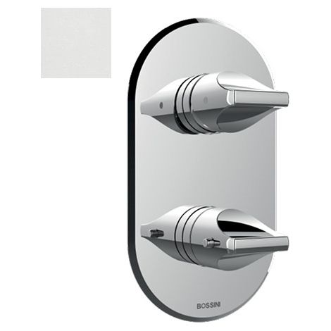 Parties externes pour mitigeur thermostatique universel blanc mat Apice - Bossini Z00500045