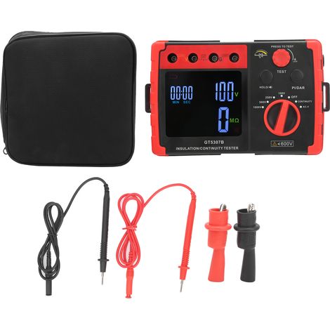 Testeur numérique de résistance d'isolation GT5307B, mégohmmètre haute tension (1/5)