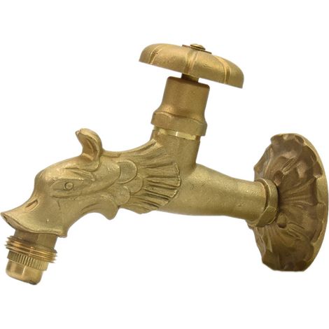77432-10 Robinet de Fontaine en Laiton tête de Dragon 3/4" (1/5)